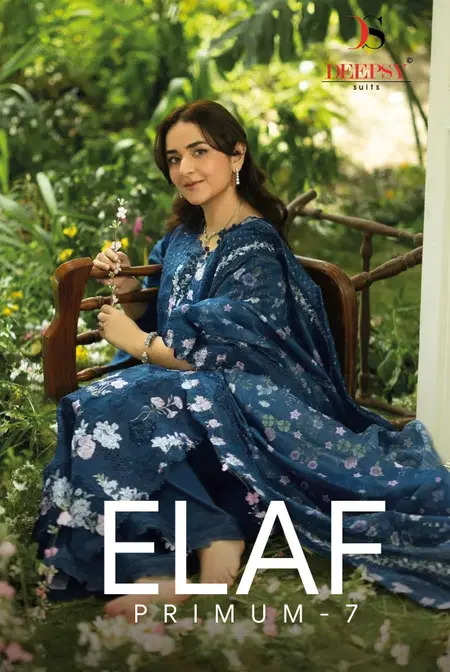 Elaf Premium Vol 7 By Deepsy Pure Cotton Pakistani Dress Material
